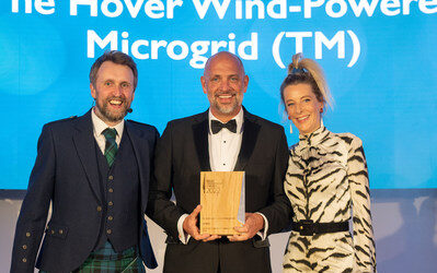 Hover Energy’s Wind-Powered Microgrid™ Wins Technology Innovation of the Year at the 2022 Wind Investment Awards | Hover Energy
